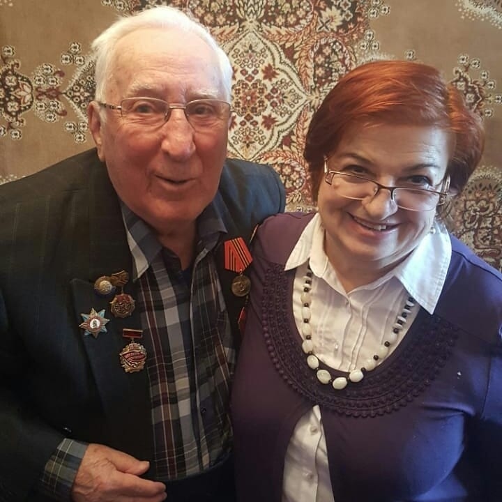 Учащиеся школы № 17 в гостях у ветерана ВОВ Джабраилова Ким Шуаевича